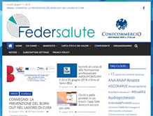 Tablet Screenshot of federsalute.org